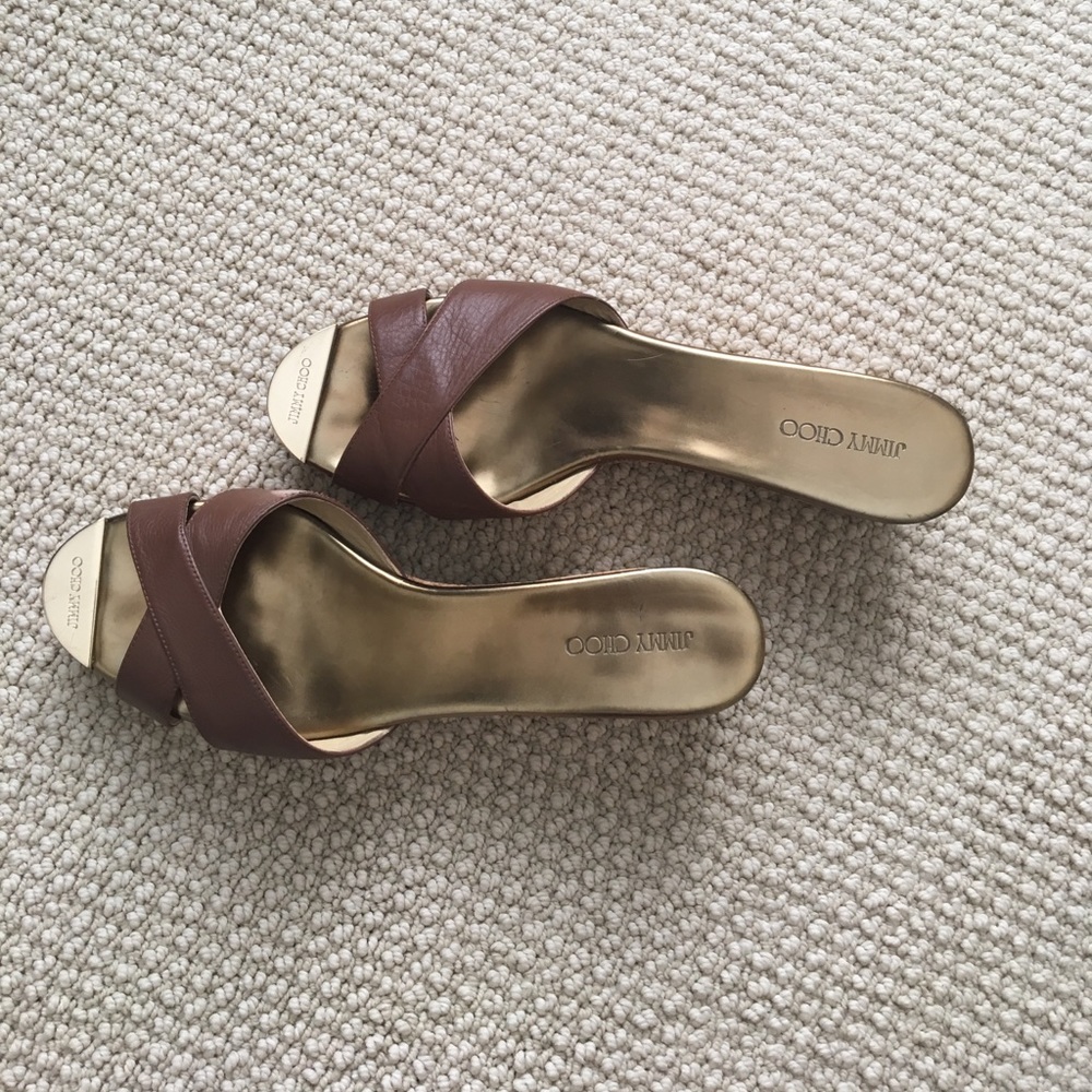Jimmy Choo Cork Wedges Size 10